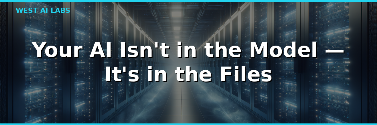 Your AI Isn't in the Model — It's in the Files