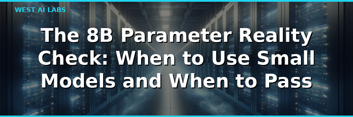 The 8B Parameter Reality Check: When to Use Small Models and When to Pass