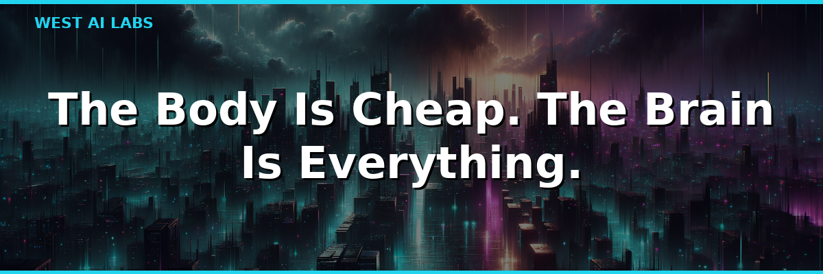 The Body Is Cheap. The Brain Is Everything.