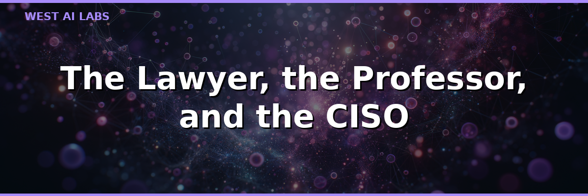 The Lawyer, the Professor, and the CISO