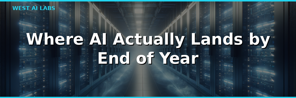 Where AI Actually Lands by End of Year
